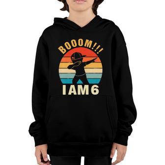 Kids Dabbing Birthday Shirt 6 Years Old Birthday Outfit Boys Graphic Design Printed Casual Daily Basic Youth Hoodie - Thegiftio UK