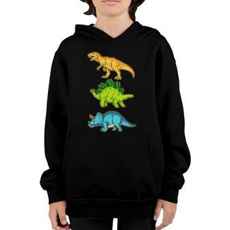 Kids Dinosaurs Prehistoric Dinosaur Gift Graphic Design Printed Casual Daily Basic Youth Hoodie - Thegiftio UK