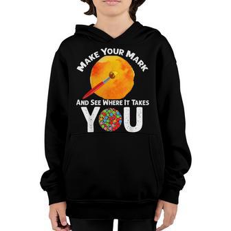 Kids Dot Day International Dot Day Make Your Mark Dot Day V2 Youth Hoodie - Thegiftio UK