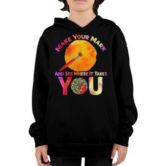 Kids Dot Day International Dot Day Make Your Mark Dot Day V5 Youth Hoodie - Thegiftio UK