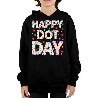 Kids Happy Dot Day International Dot Day Colorful Polka Dot Youth Hoodie - Thegiftio UK