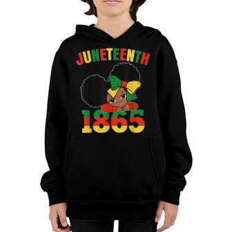 Kids I Am Black History Girls Little Melanin Queen Toddler Youth Hoodie - Thegiftio UK