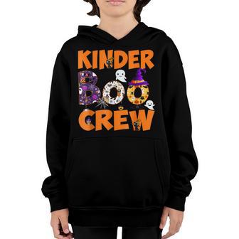 Kinder Boo Crew Kindergarten Halloween Costume Spider Ghost V2 Youth Hoodie - Thegiftio UK