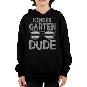 Kindergarten Dude Teachers Students First Day Back To School Youth Hoodie - Thegiftio UK