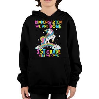 Kindergarten Graduation Magical Unicorn For Girls Graduate Youth Hoodie - Thegiftio UK