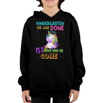 Kindergarten Graduation Magical Unicorn Gift Youth Hoodie - Thegiftio UK