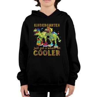 Kindergarten Just Got Cooler Back To School Size Graphic Design Printed Casual Daily Basic V2 Youth Hoodie - Thegiftio UK