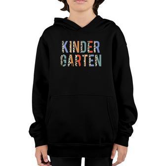 Kindergarten Vibes Back To School First Day Teacher Graphic Design Printed Casual Daily Basic Youth Hoodie - Thegiftio UK