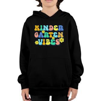 Kindergarten Vibes Back To School Teachers Funny Graphic Design Printed Casual Daily Basic Youth Hoodie - Thegiftio UK
