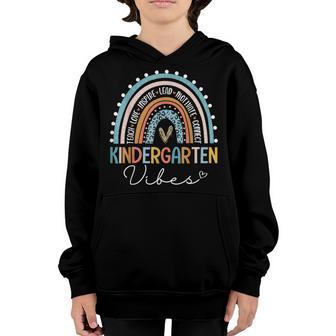 Kindergarten Vibes First Day Back To School Teacher Students V6 Youth Hoodie - Thegiftio UK