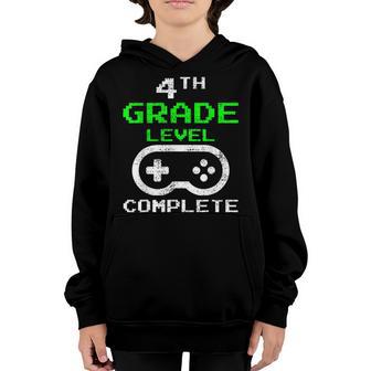 Last Day Of School T 4Th Grade Gamer Youth Hoodie - Thegiftio UK