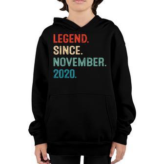 Legend Since November 2020 2Nd Birthday Gift 2 Years Old Boy Youth Hoodie - Thegiftio UK
