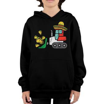Loads Of Tacos Bulldozer Cinco De Mayo Kid Baby Boys Toddler Youth Hoodie - Thegiftio UK