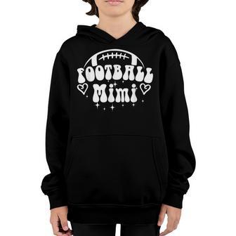Loud & Proud Football Mimi Game Day Vibes Senior Football Youth Hoodie - Thegiftio UK