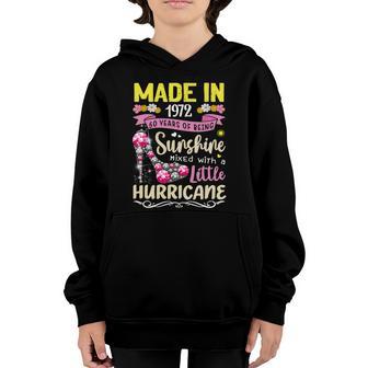 Made In 1972 50 Year Old Funny Gift 50Th Birthday Girl Queen Mom Gift Graphic Design Printed Casual Daily Basic Youth Hoodie - Thegiftio UK