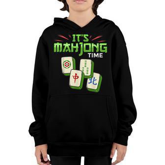 Mahjong Game Mah Jongg Online Player Tile Youth Hoodie - Thegiftio UK