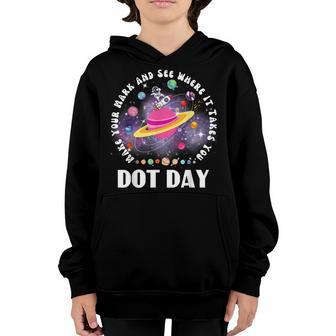 Make Your Mark And See Kids Dot Day International Dot Day Youth Hoodie - Thegiftio UK