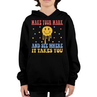 Make Your Mark And See Where It Takes You Dot Day Boys Kids V3 Youth Hoodie - Thegiftio UK