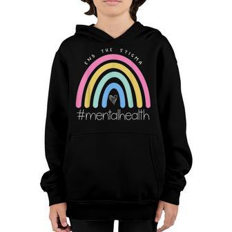 Mental-Health Matters End The Stigma Rainbow Boho Women Kid Youth Hoodie - Thegiftio UK
