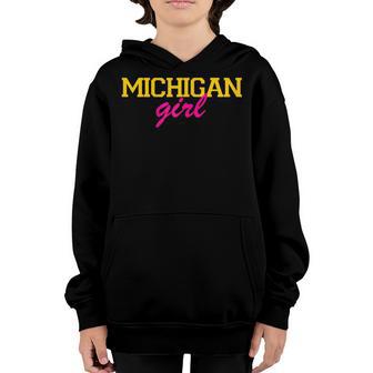Michigan Girl V2 Youth Hoodie - Thegiftio UK