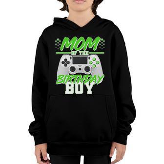 Mom Of Birthday Boy Video Gamer Graphic Design Printed Casual Daily Basic Youth Hoodie - Thegiftio UK