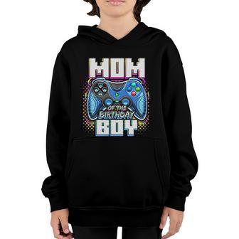 Mom Of The Birthday Boy Gift Matching Video Game Birthday Party Gift Graphic Design Printed Casual Daily Basic Youth Hoodie - Thegiftio UK