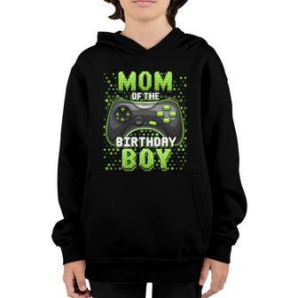 Mom Of The Birthday Boy Matching Video Gamer Birthday Party Meaningful Gift Youth Hoodie - Thegiftio UK