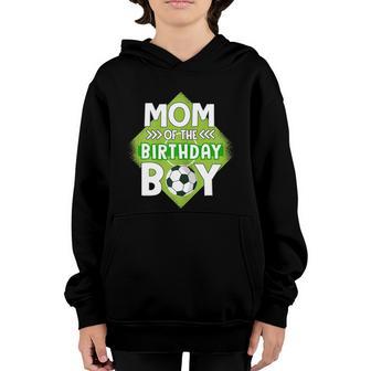 Mom Of The Birthday Boy Soccer Mom Gift For Birthday Boy Graphic Design Printed Casual Daily Basic Youth Hoodie - Thegiftio UK