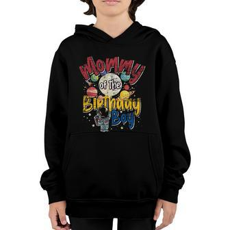 Mommy Of The Birthday Boy Mother Gift Astronaut Birthday Gift Graphic Design Printed Casual Daily Basic Youth Hoodie - Thegiftio UK