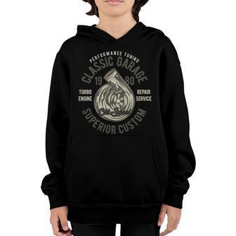 Muscle Car Old School Garage Graphic Design Printed Casual Daily Basic Youth Hoodie - Thegiftio UK