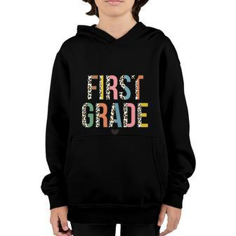 Oh Hey First Grade Back To School First Day Teacher Graphic Design Printed Casual Daily Basic Youth Hoodie - Thegiftio UK
