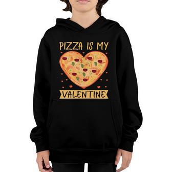 Pizza Is My Valentine Heart Shaped Graphic Plus Size Shirt For Girl Boy Youth Hoodie - Thegiftio UK
