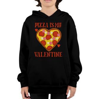 Pizza Is My Valentine Heart Shaped Graphic Plus Size Shirt For Girl Boy Youth Hoodie - Thegiftio UK