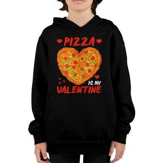 Pizza Is My Valentine Heart Shaprd Graphic Plus Size Shirt For Girl Boy Youth Hoodie - Thegiftio UK