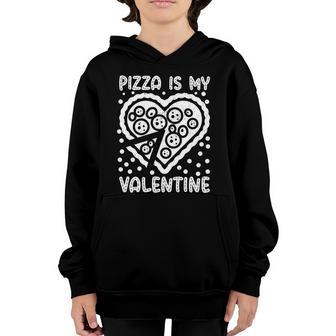 Pizza Is My Valentine Heart Shaprd Graphic Plus Size Shirt For Girl Boy Youth Hoodie - Thegiftio UK