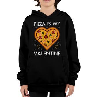 Pizza Is My Valentine Heart Shaprd Graphic Plus Size Shirt For Girl Boy Youth Hoodie - Thegiftio UK