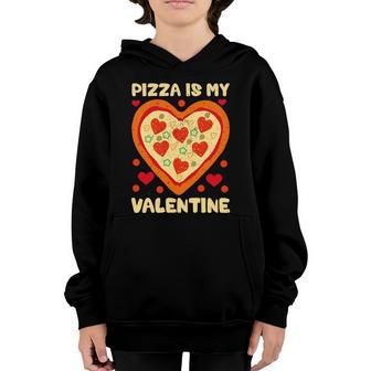 Pizza Is My Valentine Heart Shaprd Graphic Plus Size Shirt For Girl Boy Youth Hoodie - Thegiftio UK