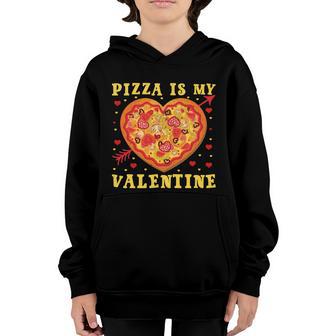 Pizza Is My Valentine Heart Shaprd Graphic Plus Size Shirt For Girl Boy Youth Hoodie - Thegiftio UK
