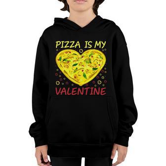 Pizza Is My Valentine Heart Shaprd Graphic Plus Size Shirt For Girl Boy Youth Hoodie - Thegiftio UK