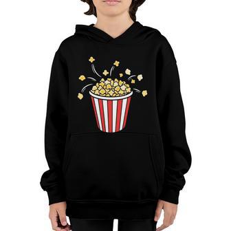 Popcorn Retro Vintage Graphic Plus Size Premium Shirt For Boy Girl Unisex Youth Hoodie - Thegiftio UK