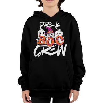 Pre-K Boo Crew Funny Halloween Costume Pre-K Boys Girls Kids Youth Hoodie - Thegiftio UK