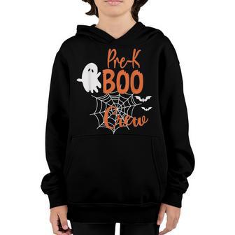 Pre-K Boo Crew Funny Halloween Costume Pre-K Boys Girls Kids Youth Hoodie - Thegiftio UK