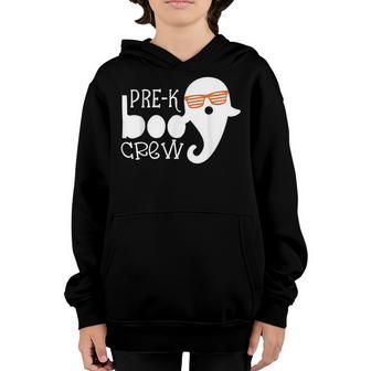 Pre-K Boo Crew Funny Halloween Costume Pre-K Boys Girls Kids Youth Hoodie - Thegiftio UK