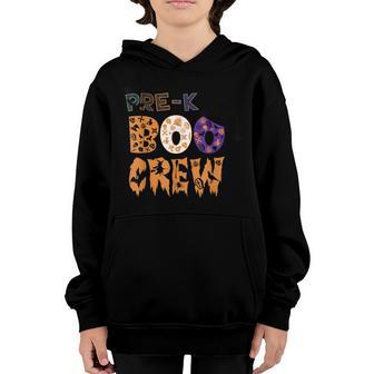 Pre-K Boo Crew Funny Halloween Costume Pre-K Boys Girls Kids Youth Hoodie - Thegiftio UK