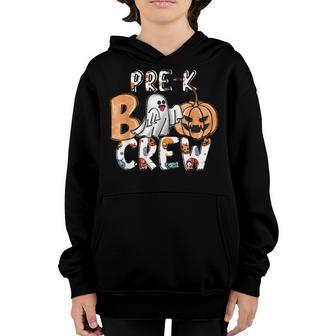 Pre-K Boo Crew Funny Halloween Costume Pre-K Boys Girls Kids Youth Hoodie - Thegiftio UK