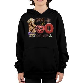 Pre-K Boo Crew Funny Halloween Costume Pre-K Boys Girls Kids Youth Hoodie - Thegiftio UK