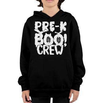 Pre-K Boo Crew Funny Halloween Costume Pre-K Boys Girls Kids Youth Hoodie - Thegiftio UK