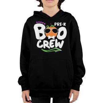 Pre-K Boo Crew Funny Halloween Costume Pre-K Boys Girls Kids Youth Hoodie - Thegiftio UK