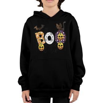 Pre-K Boo Crew Funny Halloween Costume Pre-K Boys Girls Kids Youth Hoodie - Thegiftio UK