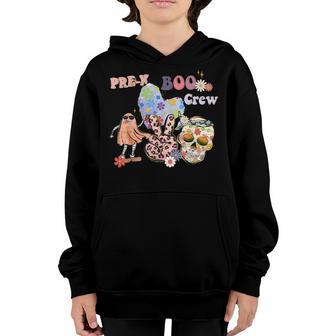 Pre-K Boo Crew Funny Halloween Costume Pre-K Boys Girls Kids Youth Hoodie - Thegiftio UK